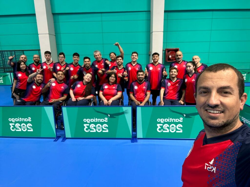 Selección Paralímpica de Tenis de Mesa en sus últimos entrenamientos antes de los Juegos Parapanamericanos de Santiago 2023