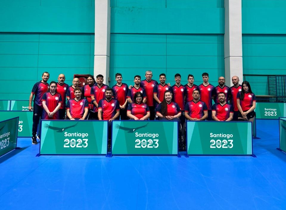 Selección Paralímpica de Tenis de Mesa en sus últimos entrenamientos antes de los Juegos Parapanamericanos de Santiago 2023